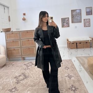 Vintage Faux Leather Jacket